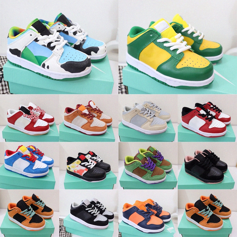 Designer Kid Shoes Sports sb Black White Panda Retro Chunky Low Cows Trainers Youth Baby Boys Girls Dunke Outdoor Kids infants Sneakers Children Toddl I2q7#, With box
Designer Kid Shoes Sports sb Black White Panda Retro Chunky Low Cows Trainers Youth Baby Boys Girls Dunke Outdoor Kids infants Sneakers Children Toddl I2q7#, With box