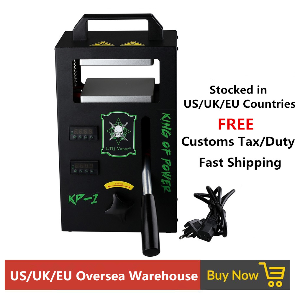 LTQ Vapor KP-1 Rosin Press Machine 4Ton Pressure Adjustable Tempture Control 115x120mm Dual Heating Plates for Vape Flower Bag Wax Oil Extracting Tool Kit Device
LTQ Vapor KP-1 Rosin Press Machine 4Ton Pressure Adjustable Tempture Control 115x120mm Dual Heating Plates for Vape Flower Bag Wax Oil Extracting Tool Kit Device