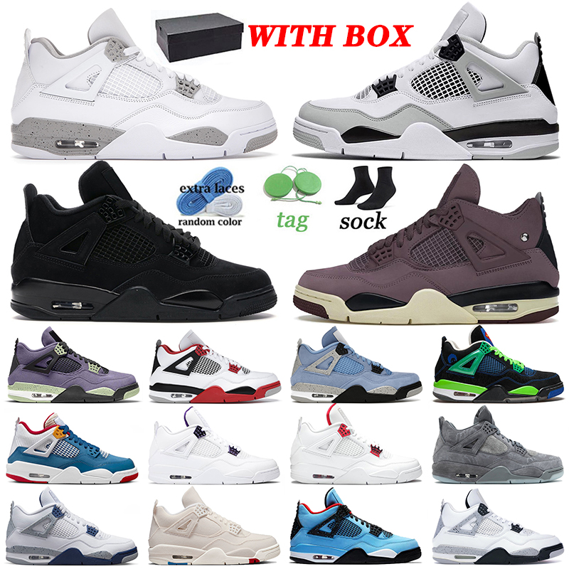 Black Cat 4s OG Basketball Shoes 4 Military Black White Oreo Violet Ore Kaws Grey Fire Red Canvas Tarvis Mens Women Jumpman IV Sneakers With Box, C12 infrared 40-47
Black Cat 4s OG Basketball Shoes 4 Military Black White Oreo Violet Ore Kaws Grey Fire Red Canvas Tarvis Mens Women Jumpman IV Sneakers With Box, C12 infrared 40-47
