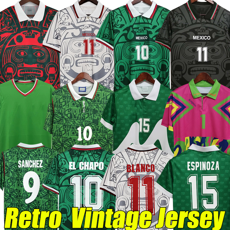 BLANCO MEXICO RETRO soccer jerseys 1986 1998 Vintage HERNANDEZ Campos H.SANCHEZ 1994 95 2006 2010 JORGE UIS GARCIA MARQUEZ Classic Jersey, Mexico 2006 home
BLANCO MEXICO RETRO soccer jerseys 1986 1998 Vintage HERNANDEZ Campos H.SANCHEZ 1994 95 2006 2010 JORGE UIS GARCIA MARQUEZ Classic Jersey, Mexico 2006 home