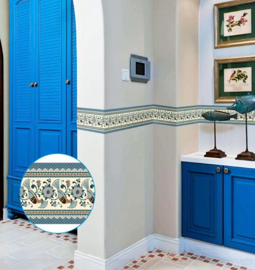 Wallpapers Wallpaper Self Adhesive Baseboard LivingRoom BathroomCool Color Peacock Pattern Waistline Wall Stickers YX0159500661, Black
Wallpapers Wallpaper Self Adhesive Baseboard LivingRoom BathroomCool Color Peacock Pattern Waistline Wall Stickers YX0159500661, Black