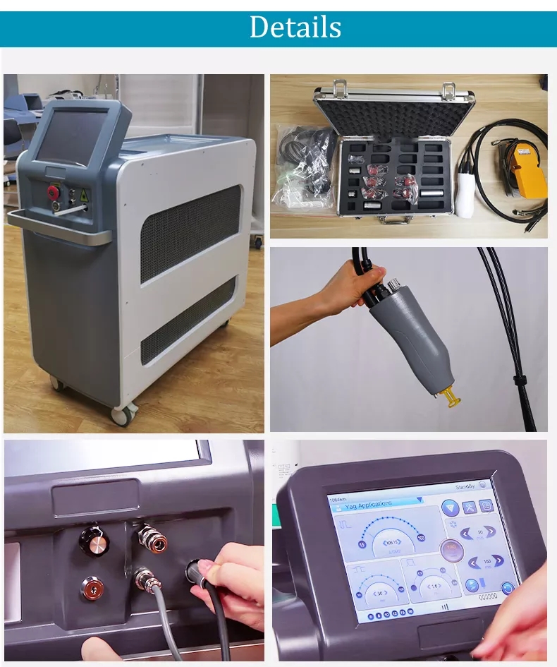 Alexandrite Long Pulse Laser 1064nm 755nm ALEX ND YAG laser hair removal device beauty machine