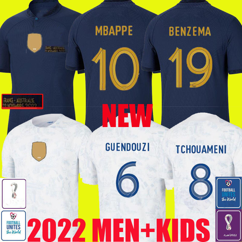 2022 BENZEMA MBAPPE GRIEZMANN soccer jersey French KANTE POGBA KOUNDE GIROUD GUENDOUZI match day 22 23 PAVARO long sleeve Maillot de football shirt Men kids kit women, Away +patch
2022 BENZEMA MBAPPE GRIEZMANN soccer jersey French KANTE POGBA KOUNDE GIROUD GUENDOUZI match day 22 23 PAVARO long sleeve Maillot de football shirt Men kids kit women, Away +patch