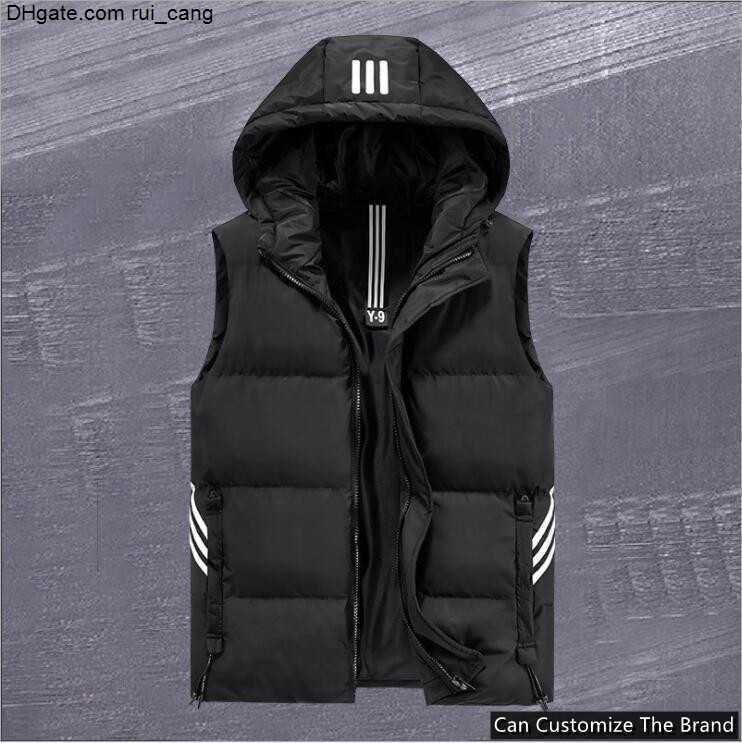 New Mens Vests Style Men Women style Feather Down Cotton Winter Fashion Vest Body Warmer Advanced Waterproof Fabric Size
