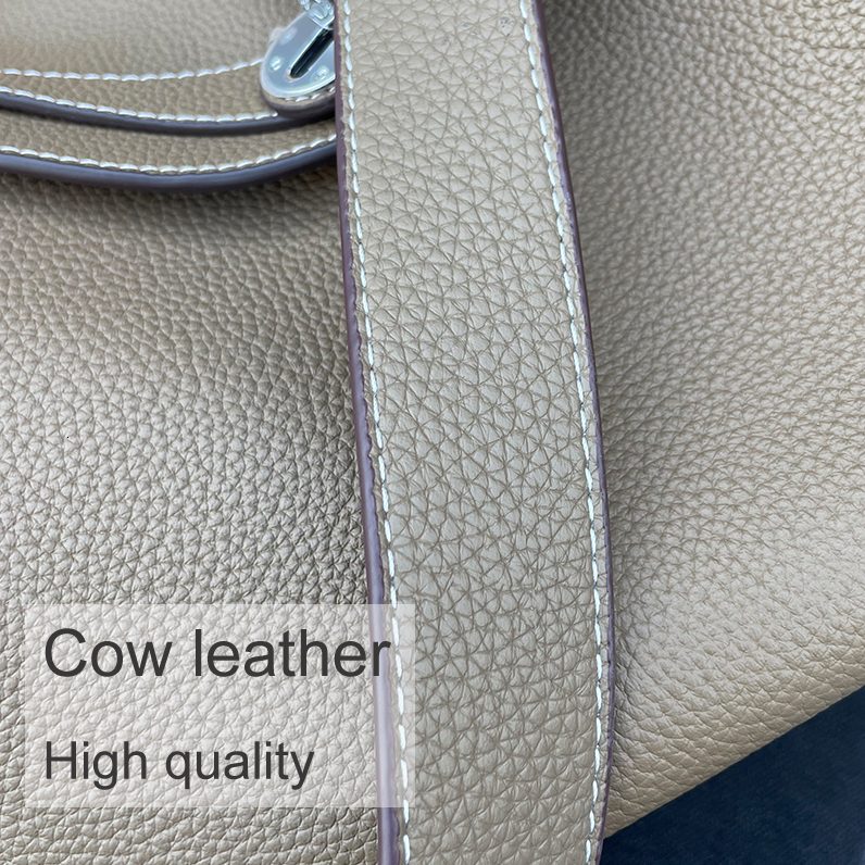 Genuine Leather Handbag Wide New Belt Shoulder Crossbody Hot Replacement Strap For Women 2024