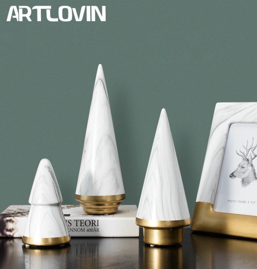 Nordic Simplicity Design Christmas Tree Minimalism Figurines Ceramic White Marble Color Decoration Home Room Ornament Decor Set T2
Nordic Simplicity Design Christmas Tree Minimalism Figurines Ceramic White Marble Color Decoration Home Room Ornament Decor Set T2