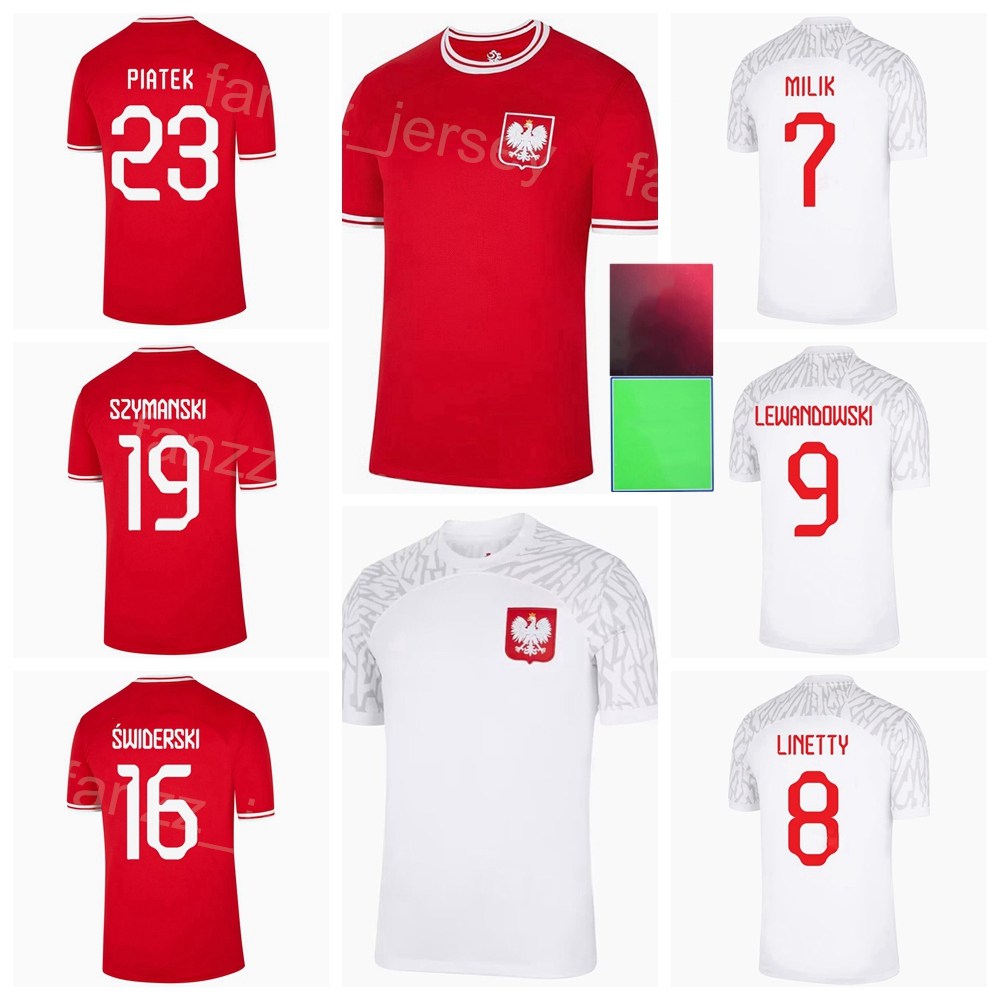 National Team Soccer Poland 14 Jakub Kiwior Jerseys 2022-23 World Cup 13 Jakub Kaminski 2 Matty Cash 18 Bartosz Bereszynski 1 Wojciech Szczesny Football Shirt Kits, With patch
National Team Soccer Poland 14 Jakub Kiwior Jerseys 2022-23 World Cup 13 Jakub Kaminski 2 Matty Cash 18 Bartosz Bereszynski 1 Wojciech Szczesny Football Shirt Kits, With patch