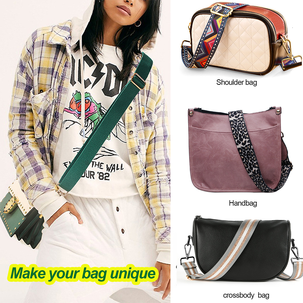 PT057,Bag Parts Accessories Adjustable Strap Woman Purse Straps for Crossbody Messenger Shoulder Embroidered Belts 221124