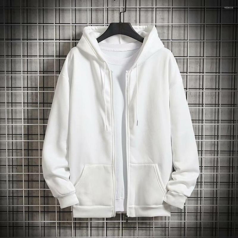 Men's Hoodies Warm Chic Pocket Zip Up Lady Jacket Wear-resistant Winter Coat Solid Color For Home, White
Men's Hoodies Warm Chic Pocket Zip Up Lady Jacket Wear-resistant Winter Coat Solid Color For Home, White
