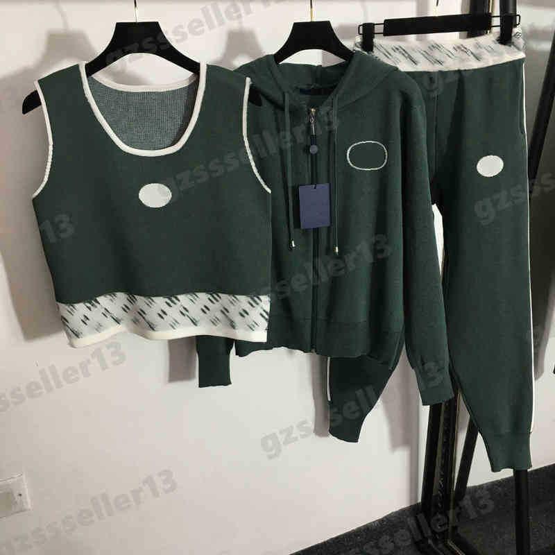 Three Piece Sets Outfit Knitted Tracksuits Designer Womens Sport Suit Fashion Brand LOU Letter Logo Print Clothes Luxury Women Clothing, 13
Three Piece Sets Outfit Knitted Tracksuits Designer Womens Sport Suit Fashion Brand LOU Letter Logo Print Clothes Luxury Women Clothing, 13