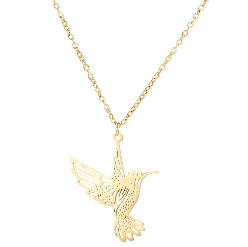 Hummingbird Pendant Stainless Steel Necklaces for Women Bird Necklace Hummingbird colibri Jewelry acero inoxidable joyeria mujer
Hummingbird Pendant Stainless Steel Necklaces for Women Bird Necklace Hummingbird colibri Jewelry acero inoxidable joyeria mujer