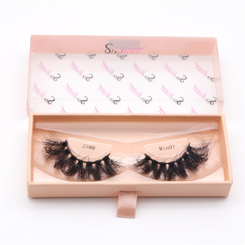 25mm D Curl False Eyelash Extension Faux Mink Lashes Long Dramatic Fluffy Thick Lash Handmade Eye Makeup Pestanas Postizas Rizadas D Falsche Wimpern M