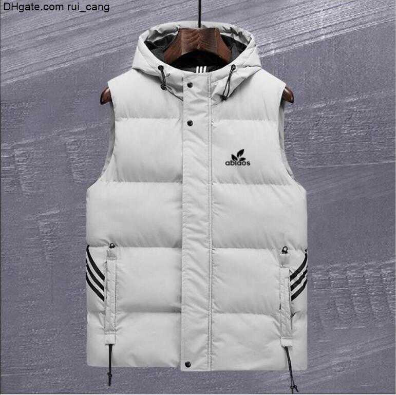 New Mens Vests Style Men Women style Feather Down Cotton Winter Fashion Vest Body Warmer Advanced Waterproof Fabric Size