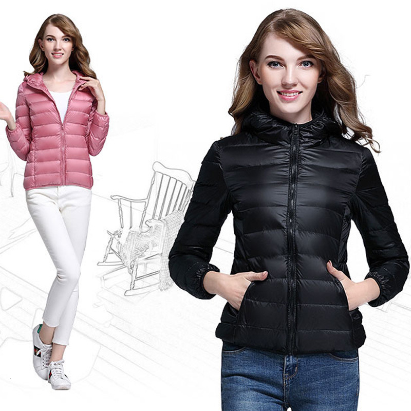 Womens Down Parkas Winter down jacket women coat warm Ultralight Hooded Jackets Long Sleeve Parka quilted coats Body warmer puffer oversize 221124