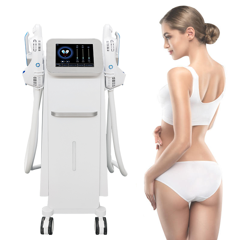 Slimming 4 Handle Emslim Building Muscle HIEMT rf Fat Removal Machine Anti-cellulite High Intensity Beauty Equipment