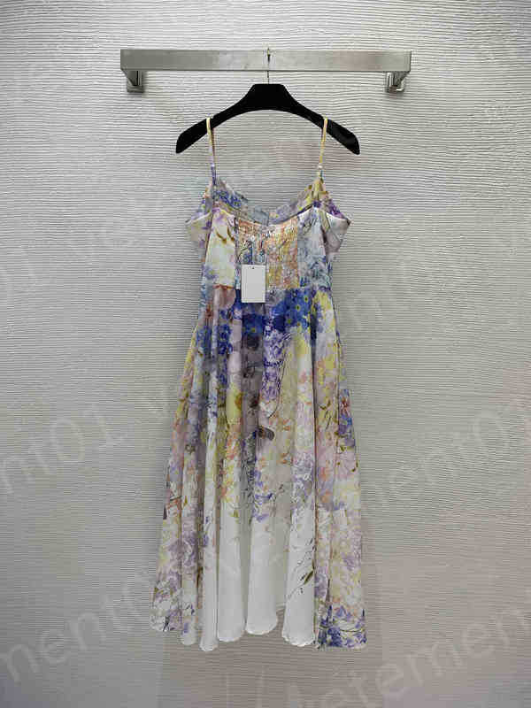 Brand Dresses High-end Cotton Fabric Fashion Colorful Print Waist Sling Dress Slim Luxurious Long Dress Sexy Designer Women Clothing
Brand Dresses High-end Cotton Fabric Fashion Colorful Print Waist Sling Dress Slim Luxurious Long Dress Sexy Designer Women Clothing