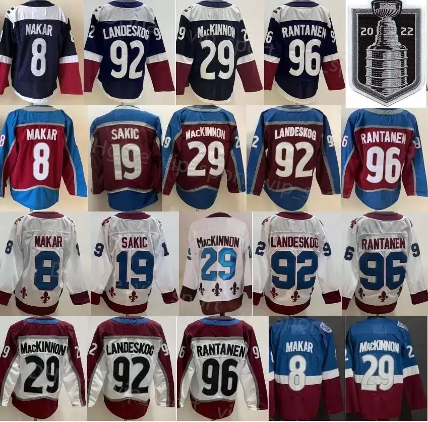 College WearsCollege WearsHockey 2022 Stanley Cup Finals 8 Cale Makar Jersey''Nhl''29 Nathan MacKinnon 92 Gabriel Landeskog 96 Mikko Rantane, Navy blue
College WearsCollege WearsHockey 2022 Stanley Cup Finals 8 Cale Makar Jersey''Nhl''29 Nathan MacKinnon 92 Gabriel Landeskog 96 Mikko Rantane, Navy blue