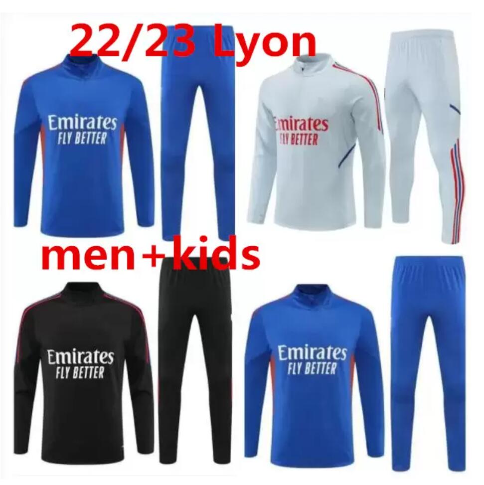2022 23 Lyon custom soccer jerseyS tracksuit jacket Survetement 22 23 men and kids Lyonnais L.PAQUETA OL AOUAR Football training suit Jogging sets, Grey
2022 23 Lyon custom soccer jerseyS tracksuit jacket Survetement 22 23 men and kids Lyonnais L.PAQUETA OL AOUAR Football training suit Jogging sets, Grey