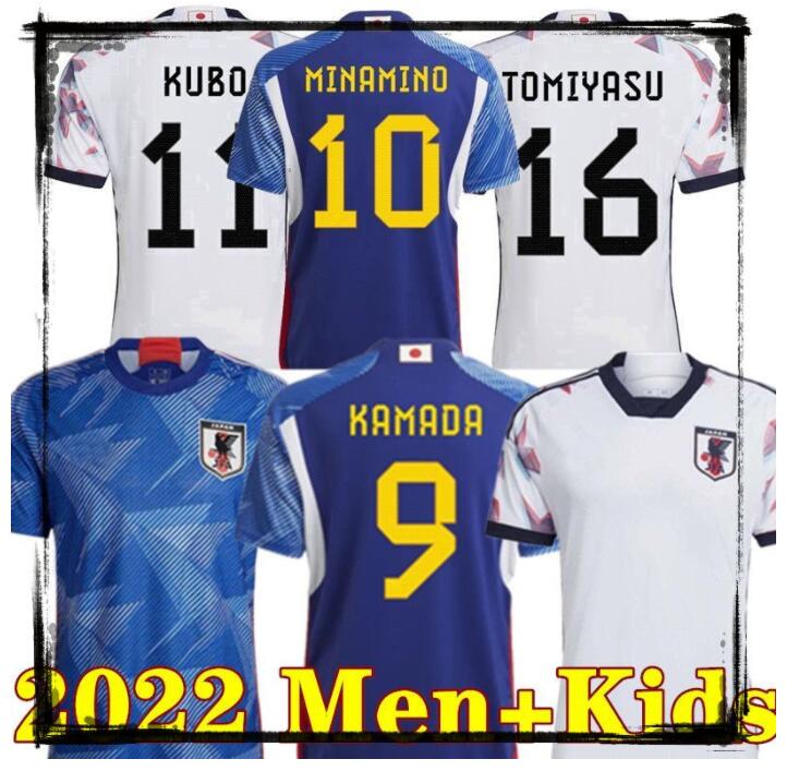 2022 Japan World Cup Soccer Jerseys Minamino Tsubasa Atom Japanese Football Shirt Honda Kagawa Kyogo Shibasaki Kubo Kamada Tomiyasu Endo Men Kids Kit Jersey
2022 Japan World Cup Soccer Jerseys Minamino Tsubasa Atom Japanese Football Shirt Honda Kagawa Kyogo Shibasaki Kubo Kamada Tomiyasu Endo Men Kids Kit Jersey