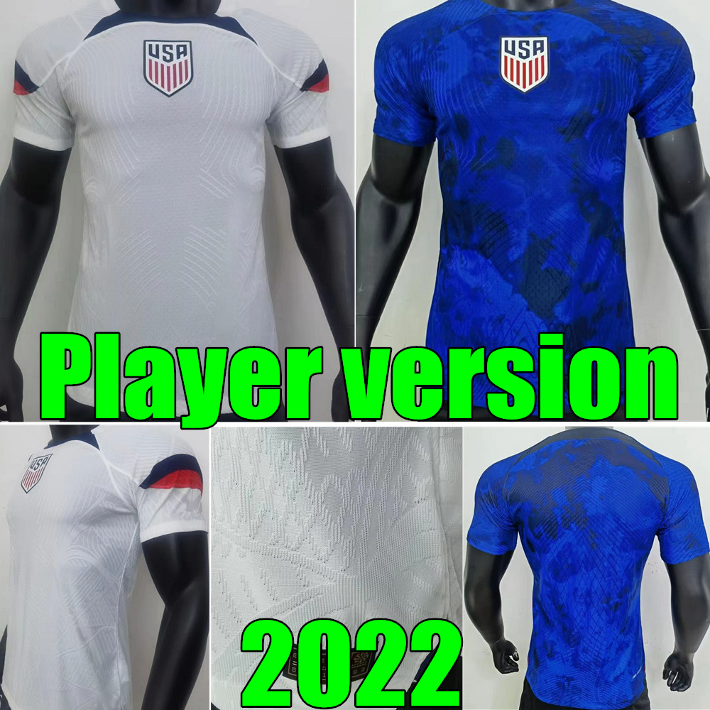 player version 2022 USA Soccer Jerseys PULISIC MCKENNIE ERTZ ALTIDORE PRESS MORGAN LLOYD 22 23 America Football Shirt United States Camisetas USMNT LLETGET Uniform, Home+world cup patch
player version 2022 USA Soccer Jerseys PULISIC MCKENNIE ERTZ ALTIDORE PRESS MORGAN LLOYD 22 23 America Football Shirt United States Camisetas USMNT LLETGET Uniform, Home+world cup patch