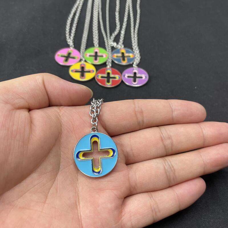 Fashion Unisex Pendant Necklaces Homer Frank Ocean Hop Punk Lucky Enamel Drop Glaze Necklace for Men Women Girls Party Jewelry 3ghm5