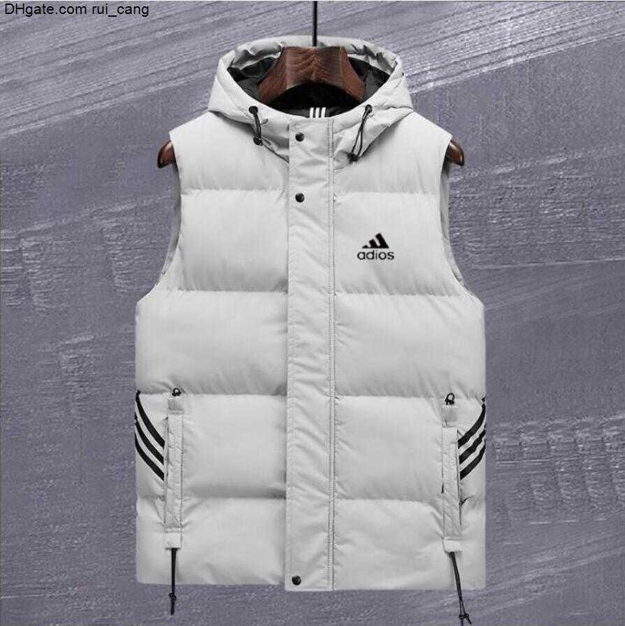 New Mens Vests Style Men Women style Feather Down Cotton Winter Fashion Vest Body Warmer Advanced Waterproof Fabric Size