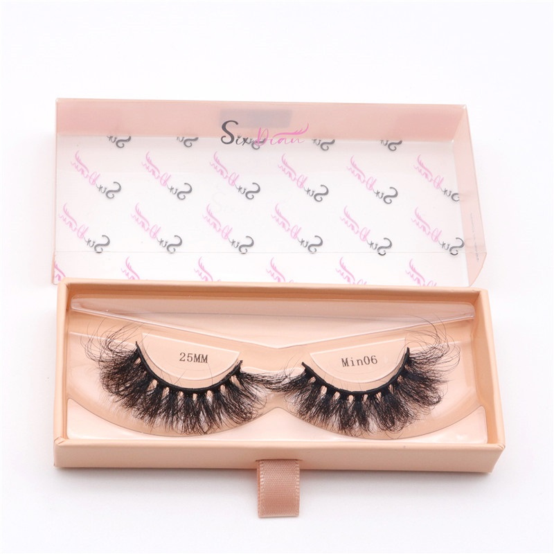 25mm D Curl False Eyelash Extension Faux Mink Lashes Long Dramatic Fluffy Thick Lash Handmade Eye Makeup Pestanas Postizas Rizadas D Falsche Wimpern M