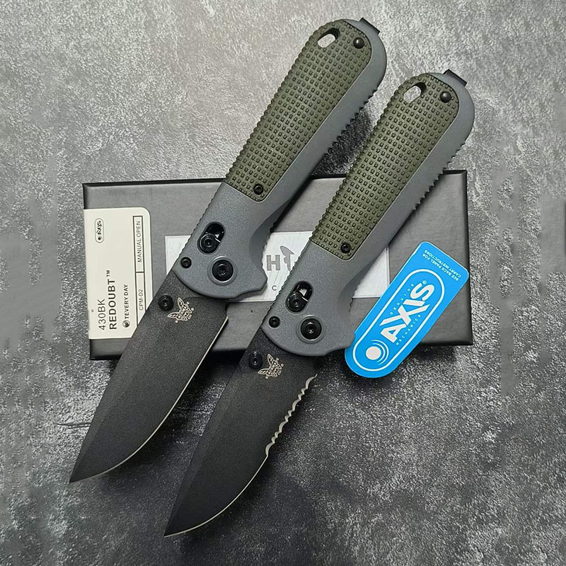 Benchmade 430BK Folding Knife Nylon Fiber Handle D2 Blade Outdoor Camping Security Defense Pocket Saber EDC Tool
Benchmade 430BK Folding Knife Nylon Fiber Handle D2 Blade Outdoor Camping Security Defense Pocket Saber EDC Tool