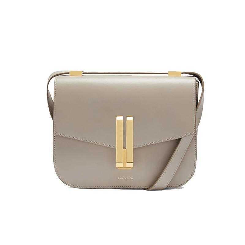 Demellier British bag minority design leather high-grade texture tofu bag women's one shoulder cross body small square, Black with logo
Demellier British bag minority design leather high-grade texture tofu bag women's one shoulder cross body small square, Black with logo