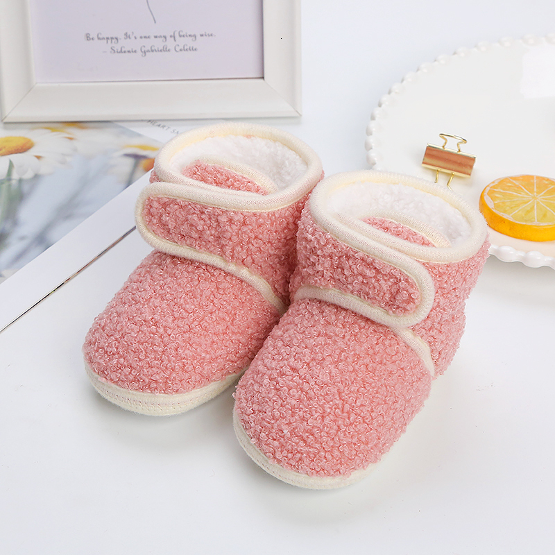 First Walkers Winter Sweet born Baby Girls Princess Boots Soft Soled Infant Toddler Kids Girl Footwear Shoes Booties 221125