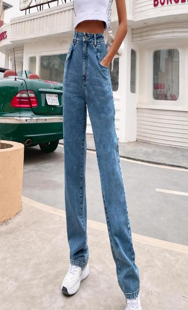 Women039s Jeans High Waist Female WIld Casual Solid Color Relaxed Fit Washed Streetwear Straight Style Pants Trousers1813655, Black
Women039s Jeans High Waist Female WIld Casual Solid Color Relaxed Fit Washed Streetwear Straight Style Pants Trousers1813655, Black