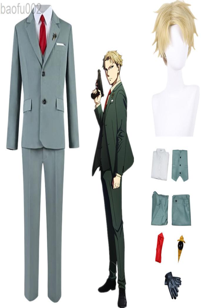 Anime Spy X Family Cosplay Come Twilight Green Suit Shirt Tie Full Set Outfit Loid Fake Halloween Carnival Clothing L220802
Anime Spy X Family Cosplay Come Twilight Green Suit Shirt Tie Full Set Outfit Loid Fake Halloween Carnival Clothing L220802