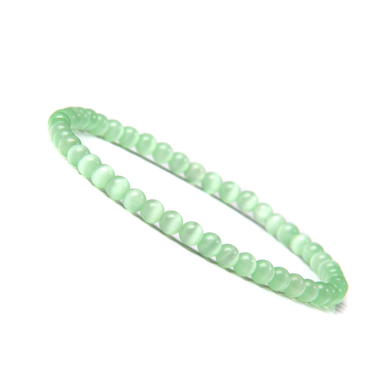 Handmade Natural Stone Beads Strands Bracelet Bangle for Gift