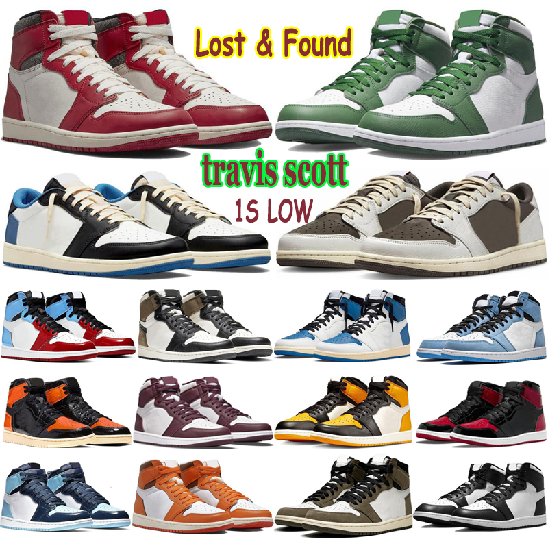 1 1s Retro Low Basketball Shoes Men Women Reverse travis scotts Mocha Lost and Found Starfish Taxi Patent Bred Denim Mens Outdoor Sports Sneakers lows, #23 silver toe
1 1s Retro Low Basketball Shoes Men Women Reverse travis scotts Mocha Lost and Found Starfish Taxi Patent Bred Denim Mens Outdoor Sports Sneakers lows, #23 silver toe