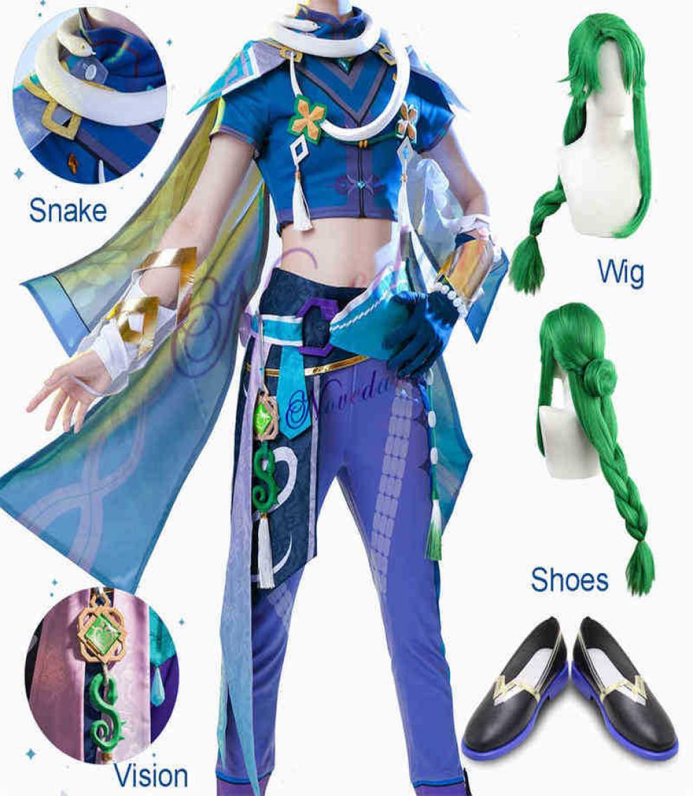 Anime Costumes Baizhu Cosplay Genshin Impact Cold Bai Zhu Genshin Cosplay Wig Snake Anime Carnival Cold For Adult Men Women Suit O
Anime Costumes Baizhu Cosplay Genshin Impact Cold Bai Zhu Genshin Cosplay Wig Snake Anime Carnival Cold For Adult Men Women Suit O