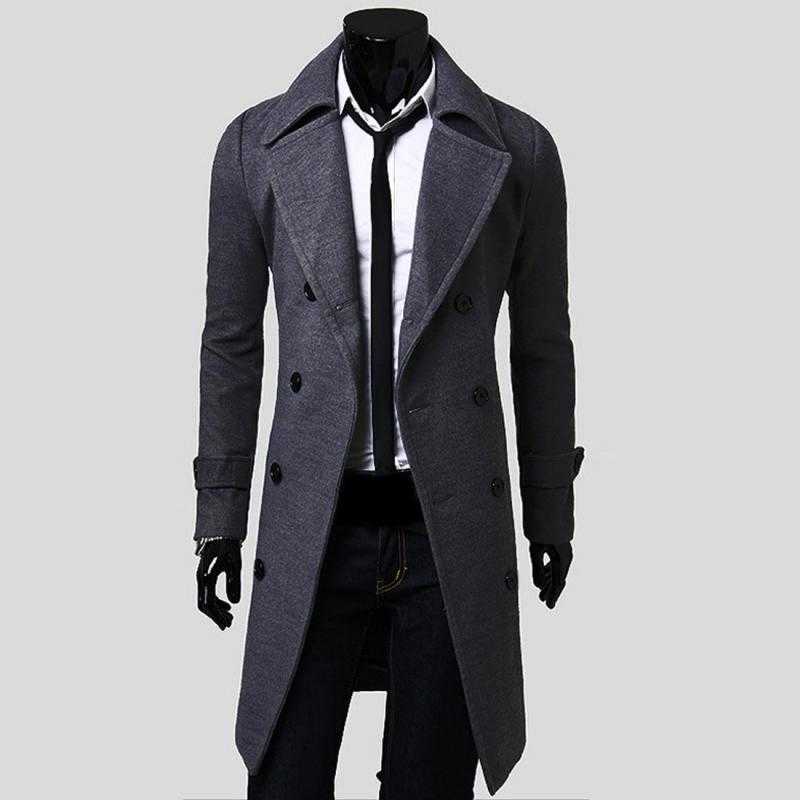 Wholesale- 2016 New Mens Trench Coat Slim Mens Long Jackets And Coats Overcoat Double Breasted Trench Coat Men Windproof Winter Outerwear, Khaki
Wholesale- 2016 New Mens Trench Coat Slim Mens Long Jackets And Coats Overcoat Double Breasted Trench Coat Men Windproof Winter Outerwear, Khaki
