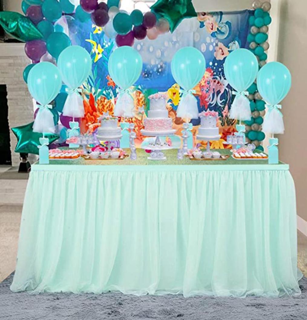 Handmade Tulle Table Skirt Tablecloth Decorative Tableware Cloth For Rectangle Or Round Home Skirting Party Wedding2611837
Handmade Tulle Table Skirt Tablecloth Decorative Tableware Cloth For Rectangle Or Round Home Skirting Party Wedding2611837