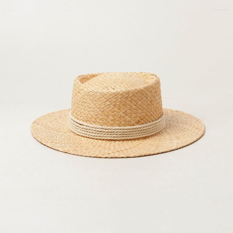 Wide Brim Hats Fashion Ladies Sun Beach Raffia Straw Hat Women Outdoor Travel Panama Trendy Girls Boater Gigi Pip Bre Pork Pie, As show
Wide Brim Hats Fashion Ladies Sun Beach Raffia Straw Hat Women Outdoor Travel Panama Trendy Girls Boater Gigi Pip Bre Pork Pie, As show
