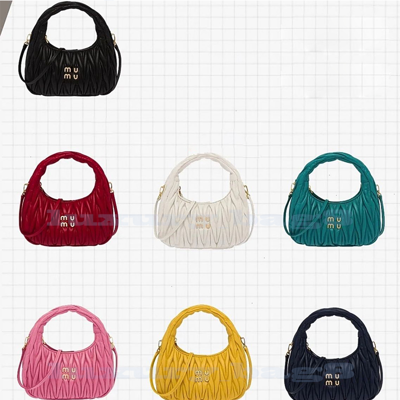 Fashion Designer bags satin mini handbags UNDRARM wander MiUi HOBO Clutch Holding Handbag Shoulder Bag Luxury Retro wallet Leather Banquet tote Travel handbag