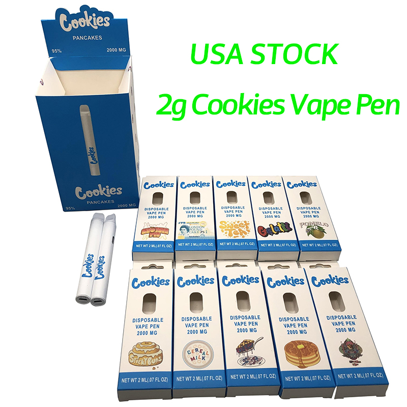 USA Stock Cookies 2g Disposable Vape Pen E Cigarette Starter Pod 10 Different Packaging Box 350mah Powerful Battery Upgraded Heating Coil
USA Stock Cookies 2g Disposable Vape Pen E Cigarette Starter Pod 10 Different Packaging Box 350mah Powerful Battery Upgraded Heating Coil