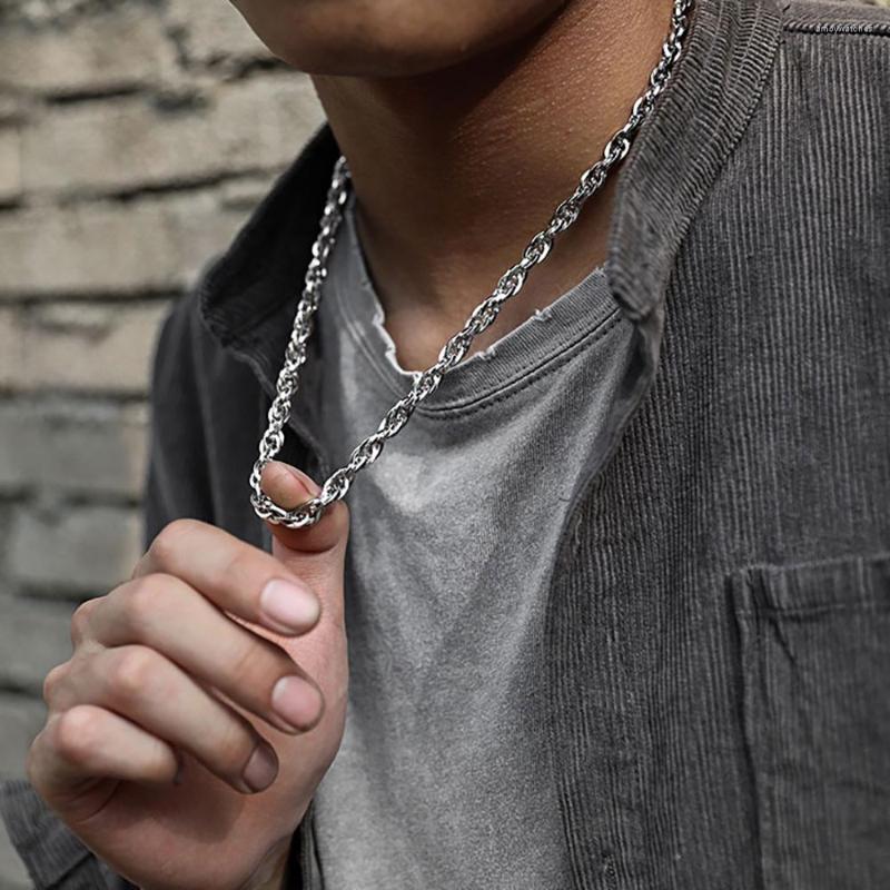 Chains Stainless Steel Twist Necklace For Men Women Jewelry Punk Silver Metal Choker Collares Hombre Accessories Drop
Chains Stainless Steel Twist Necklace For Men Women Jewelry Punk Silver Metal Choker Collares Hombre Accessories Drop