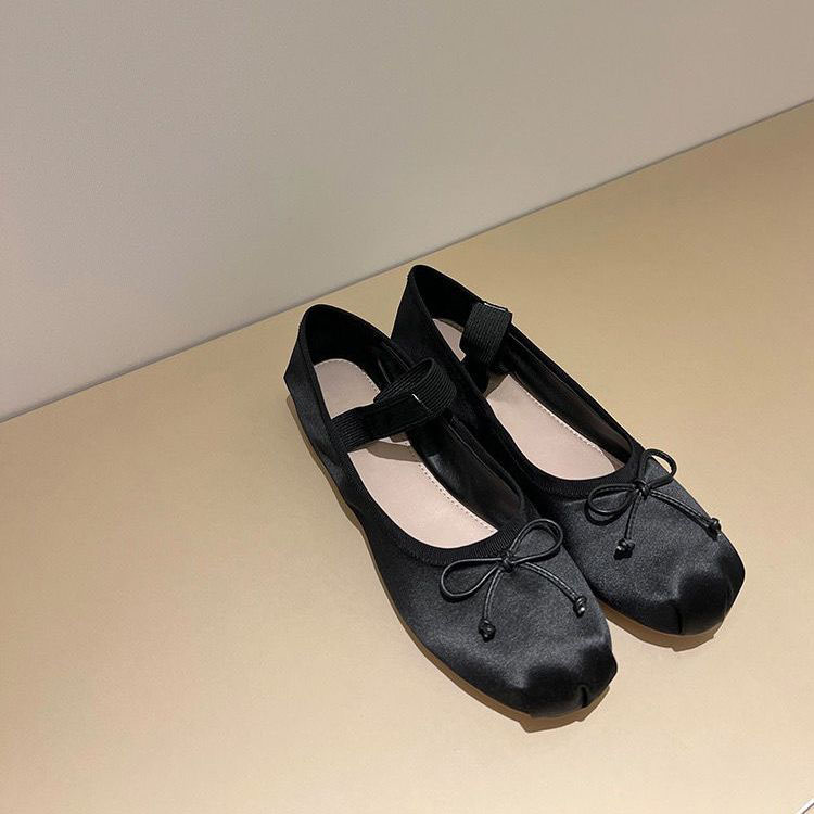 Brand bow shoes boat Miu women's ballet shoes flat Mary Jane comfortable retro elastic band black and white pink gray brown leisure outdoor designer W6QZ, Clear
Brand bow shoes boat Miu women's ballet shoes flat Mary Jane comfortable retro elastic band black and white pink gray brown leisure outdoor designer W6QZ, Clear