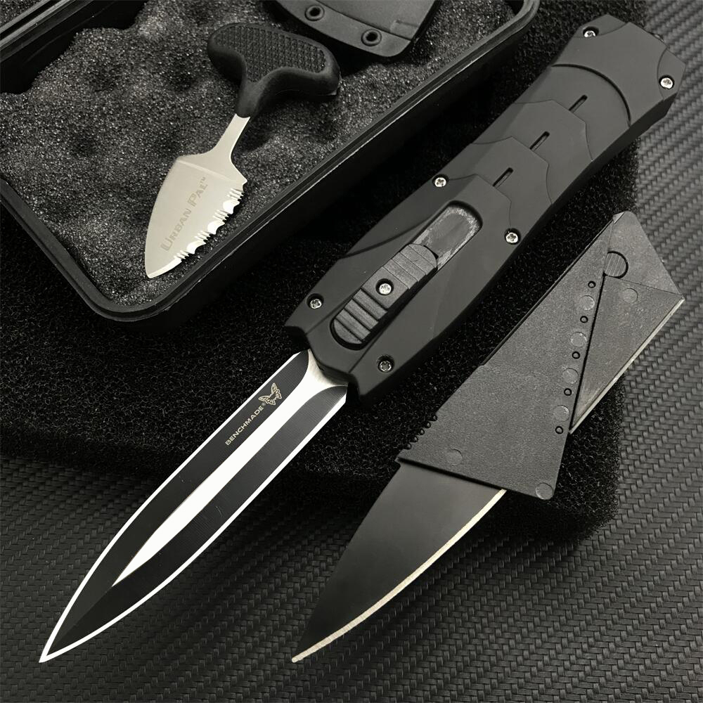 Benchmade 3300 Infidel Double Action Automatic Knife EDC Tools Pocket Tactical Auto Knives BM 3400 4300 7500 275 539 737 13 11 9 Inch 920 3407 BM42 560 550 BM42 3PC/set
Benchmade 3300 Infidel Double Action Automatic Knife EDC Tools Pocket Tactical Auto Knives BM 3400 4300 7500 275 539 737 13 11 9 Inch 920 3407 BM42 560 550 BM42 3PC/set