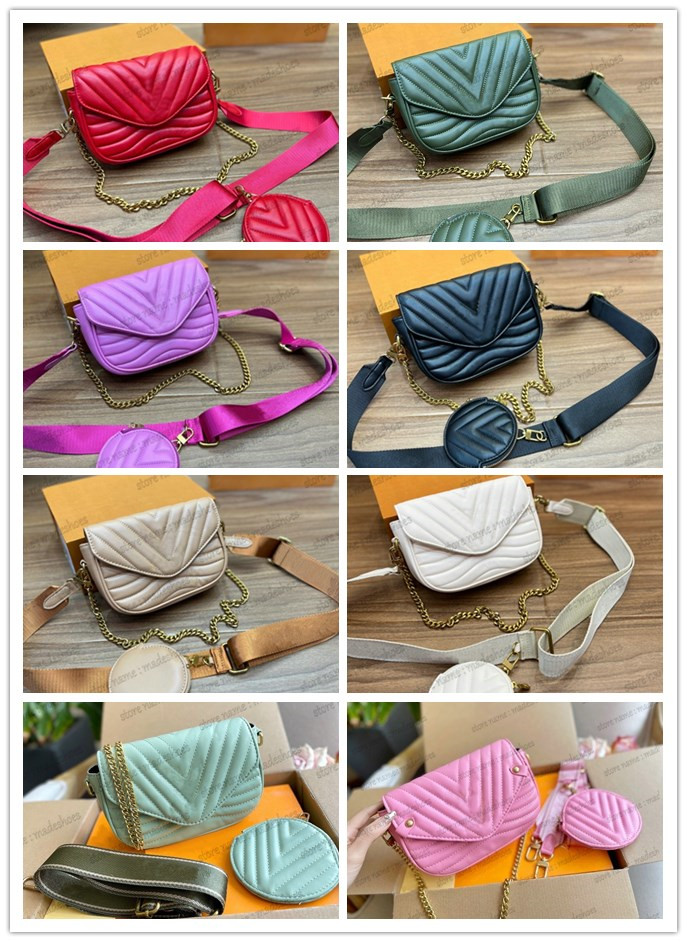 Pochette M56461 Shoulder Bag New Wave Multi-Pochette Quilted Leather Versatile Chain Handbag 2sets Womens Designers Luxurys CrossBody With Round Coin Purse
Pochette M56461 Shoulder Bag New Wave Multi-Pochette Quilted Leather Versatile Chain Handbag 2sets Womens Designers Luxurys CrossBody With Round Coin Purse