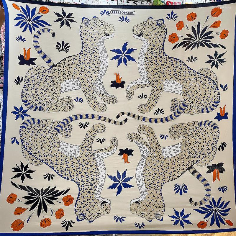 Scarves 130CM Silk Cashmere Scarf Women Hand Rolled Shawls Leopard Print Square Wraps Bandana Big Hijabs Female Beach Towel
Scarves 130CM Silk Cashmere Scarf Women Hand Rolled Shawls Leopard Print Square Wraps Bandana Big Hijabs Female Beach Towel