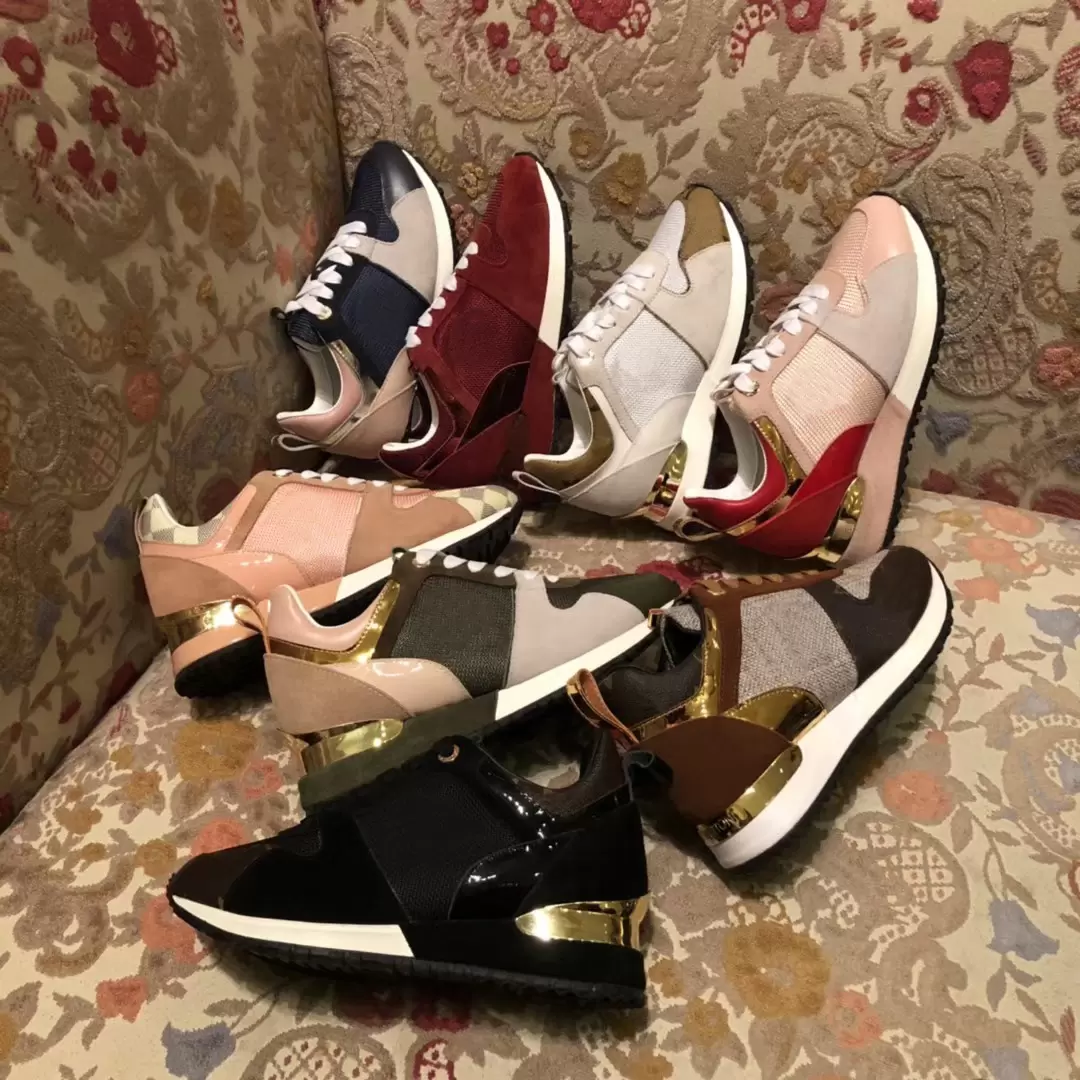 Designer RUN AWAY Casual Shoes Men Women Calf Leather Sneakers Mesh Mixed Color Trainer Retro Splicing Stylist Shoe Unisex Sneaker Size35-46, 10
Designer RUN AWAY Casual Shoes Men Women Calf Leather Sneakers Mesh Mixed Color Trainer Retro Splicing Stylist Shoe Unisex Sneaker Size35-46, 10