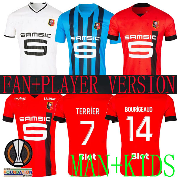 2022 Stade Rennais soccer jerseys Player Version Rennes TERRIER BOURIGEAUD KAMALDEEN KALIMUENDO AWAY THIRD HOME maillots de foot 22 23 DOKU TAIT Football shirt KIDS, Home player version + sponsor
2022 Stade Rennais soccer jerseys Player Version Rennes TERRIER BOURIGEAUD KAMALDEEN KALIMUENDO AWAY THIRD HOME maillots de foot 22 23 DOKU TAIT Football shirt KIDS, Home player version + sponsor