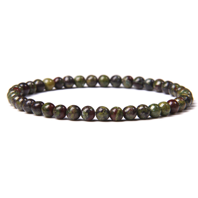 4mm Natural Stone Strands Beaded Bracelets Colorful beads Bracelet for Gift