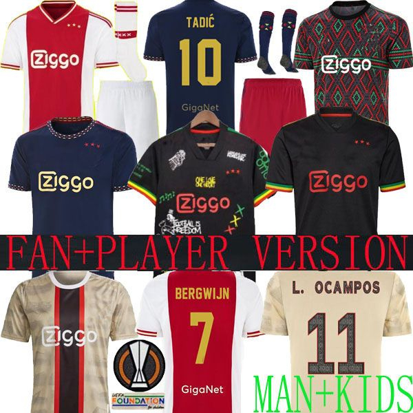 21 22 23 TADIC ajaxs soccer jerseys BERGWIJN 7 2022 football shirt home L.OCAMPOS 11 BLIND HALLER NERES special kids kit third pre training uniforms fan player 1125, Pre match shirt
21 22 23 TADIC ajaxs soccer jerseys BERGWIJN 7 2022 football shirt home L.OCAMPOS 11 BLIND HALLER NERES special kids kit third pre training uniforms fan player 1125, Pre match shirt