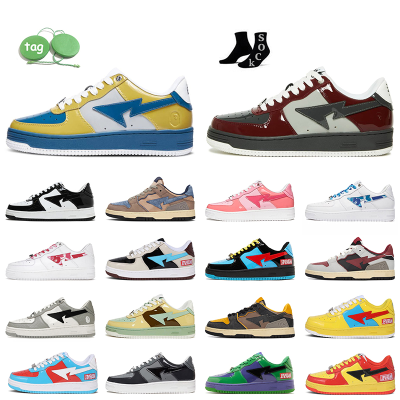 Bapestas Shoes Blue Orange Pink Black Designer Shoe Platform Sneakers Women Mens Fashion Luxury Grey ABC Camo Sk8 Sta Baped Bapex Outdoor Sports Trainers Size 36-45, A18
Bapestas Shoes Blue Orange Pink Black Designer Shoe Platform Sneakers Women Mens Fashion Luxury Grey ABC Camo Sk8 Sta Baped Bapex Outdoor Sports Trainers Size 36-45, A18